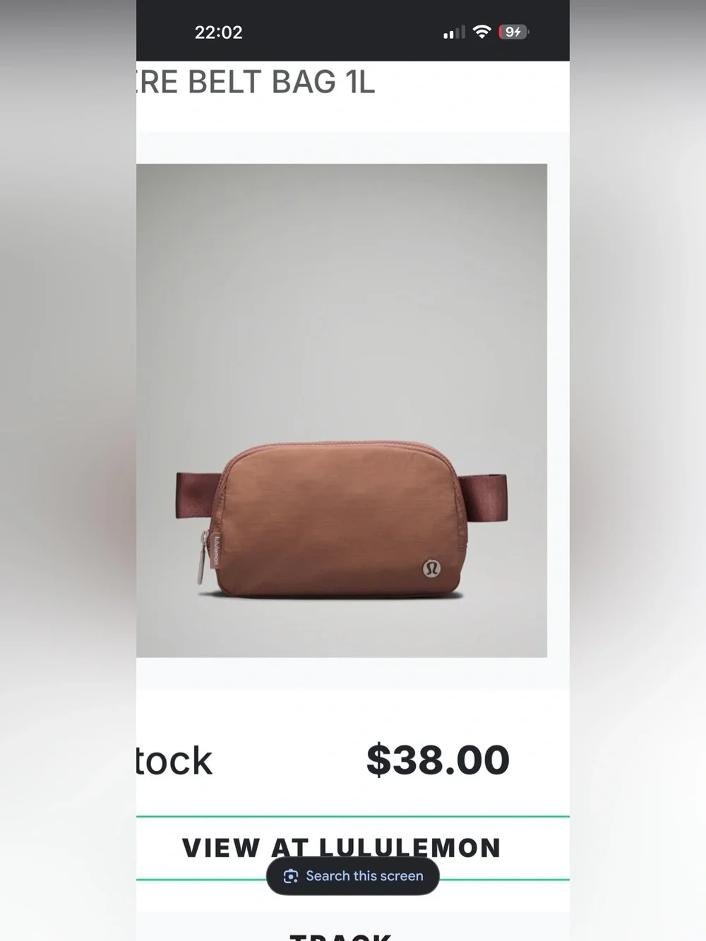Lululemon Everywhere Belt Bag in Twilight Rose